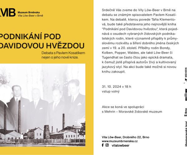 Pavel Kosatík: Podnikání pod Davidovou hvězdou