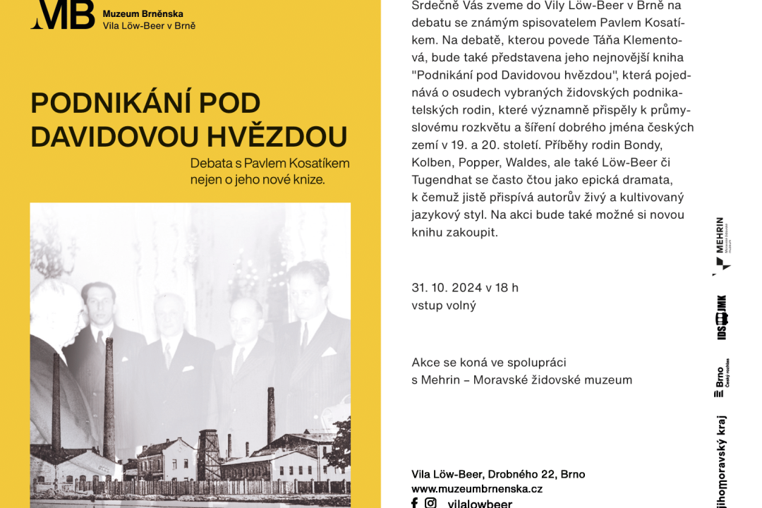 Pavel Kosatík: Podnikání pod Davidovou hvězdou